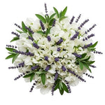 Sweet Pea with Lavender Bouquet - Flowers Box London