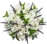 Sweet Pea with Lavender Bouquet - Flowers Box London