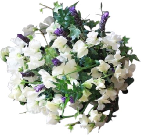Sweet Pea with Lavender Bouquet