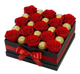 The Indulgence Rose & Ferrero Collection Box - Flowers Box London