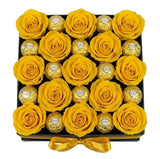 The Indulgence Rose & Ferrero Collection Box - Flowers Box London