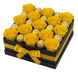 The Indulgence Rose & Ferrero Collection Box - Flowers Box London