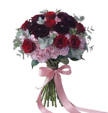 The Velvet Rouge Luxury Flower Bouquet - Flowers Box London