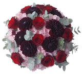 The Velvet Rouge Luxury Flower Bouquet - Flowers Box London