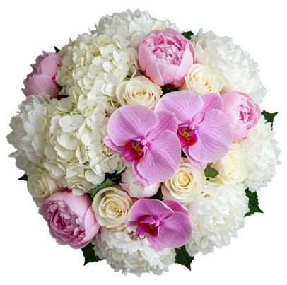 Timeless Elegance in Bloom Bouquet - Flowers Box London