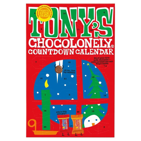 Tony's Chocolonely Tiny's Countdown Calendar - Flowers Box London