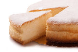 Traditional Cheesecake with Powdered Sugar - Flowers Box London