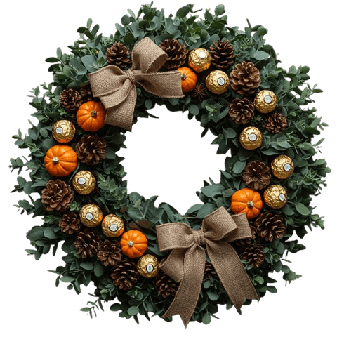 Trick & Treat Halloween Wreath - Flowers Box London
