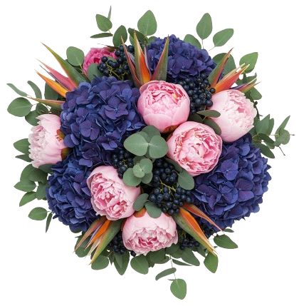 Tropical Symphony with Peonies Bouquet