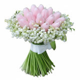 Tulips and Lily of Valey Luxury Bouquet - Flowers Box London