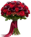 Velvet Desire Floral Arrangement Bouquet - Flowers Box London