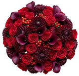 Velvet Nightfall Bouquet - Flowers Box London