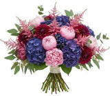 Velvet Petals and Berries Bouquet - Flowers Box London