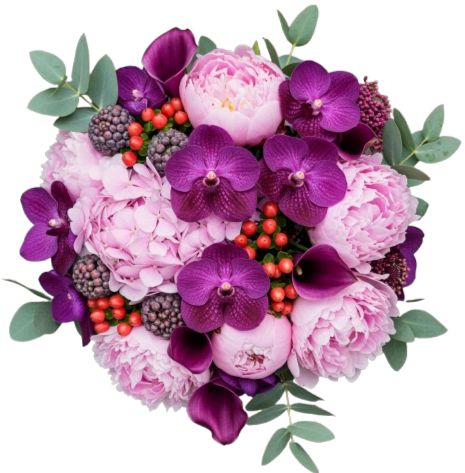 Velvet Symphony in Bloom Bouquet