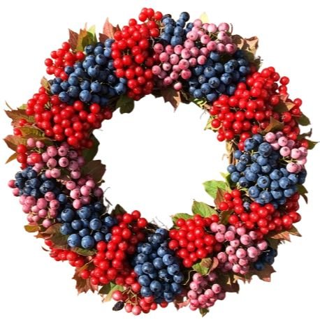 Vibrant Berries Luxury Autumn Wreath - Flowers Box London