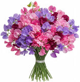 Vibrant Sweet Peas Bouquet - Flowers Box London
