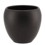 Vinci Matt Black Flowerpot