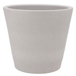 Vinci Matt Luxury Ceramic Light Gray Container Pot