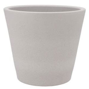 Vinci Matt Luxury Ceramic Light Gray Container Pot