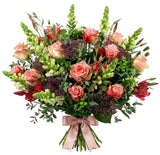 Vintage Garden Roses Bouquet - Flowers Box London