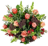 Vintage Garden Roses Bouquet - Flowers Box London