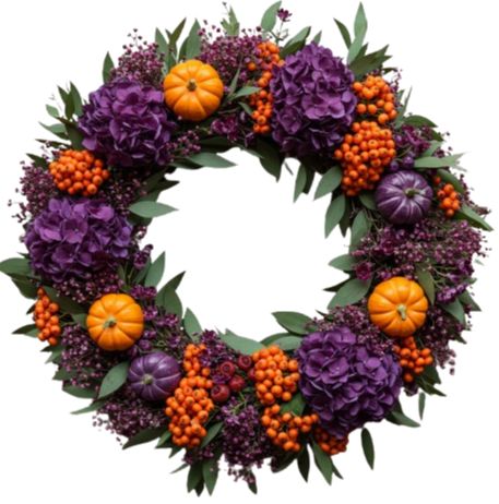 Vintage Halloween Wreath