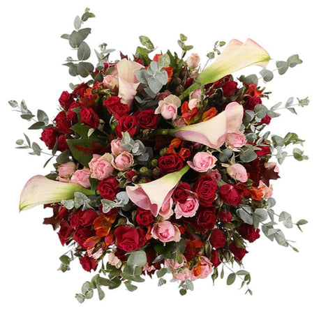 Vivid Fascination Bouquet - Flowers Box London