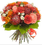 Warm Harmony in Bloom Exotic Bouquet