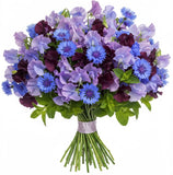 Whispers of Indigo Dreams Bouquet - Flowers Box London