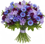 Whispers of Indigo Dreams Bouquet - Flowers Box London
