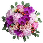 Whispers of Orchid Romance Bouquet - Flowers Box London