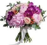 Whispers of Orchid Romance Bouquet - Flowers Box London