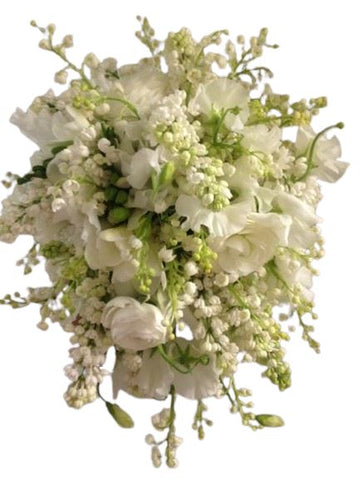 Whispers of White Fragrant Blossoms Bouquet