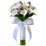White Calla Lily and Tulips Bouquet - Flowers Box London