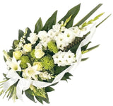White & Green Tied Sheaf - Flowers Box London