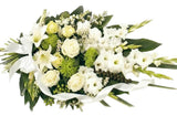 White & Green Tied Sheaf - Flowers Box London