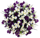 White Iris and Sweet Peas Bouquet - Flowers Box London