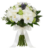 White Lace Bouquet - Flowers Box London