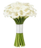 White Mini Calla Lily Bouquet - Flowers Box London