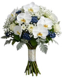 White Serenity and Berries Charming Bouquet - Flowers Box London