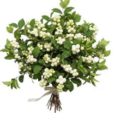 White Snowberry Pretty Bouquet - Flowers Box London