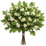 White Snowberry Pretty Bouquet - Flowers Box London