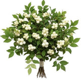White Snowberry Pretty Bouquet - Flowers Box London