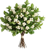 White Snowberry Pretty Bouquet - Flowers Box London
