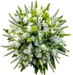 White Sweet Pea & Veronica Bouquet - Flowers Box London