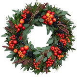 Wild Berries and Heather Door Wreath - Flowers Box London