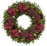 Winter Woodland Hydrangea Wreath - Flowers Box London