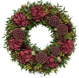 Winter Woodland Hydrangea Wreath