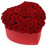 With Love Red Roses Box - Flowers Box London