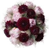 Wonderful Peonies and Dahlia Bouquet - Flowers Box London